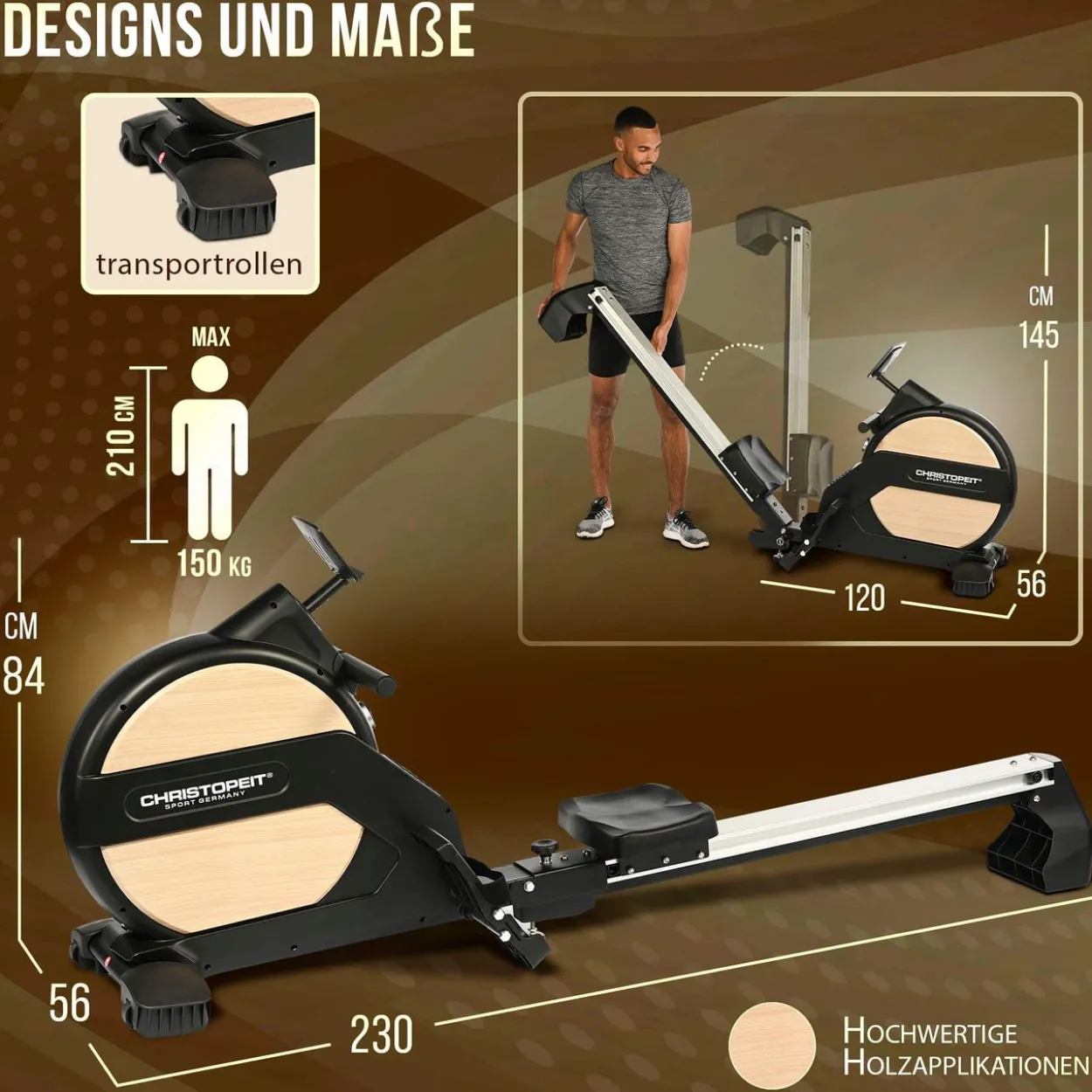 Rudergerät Ergometer Vico