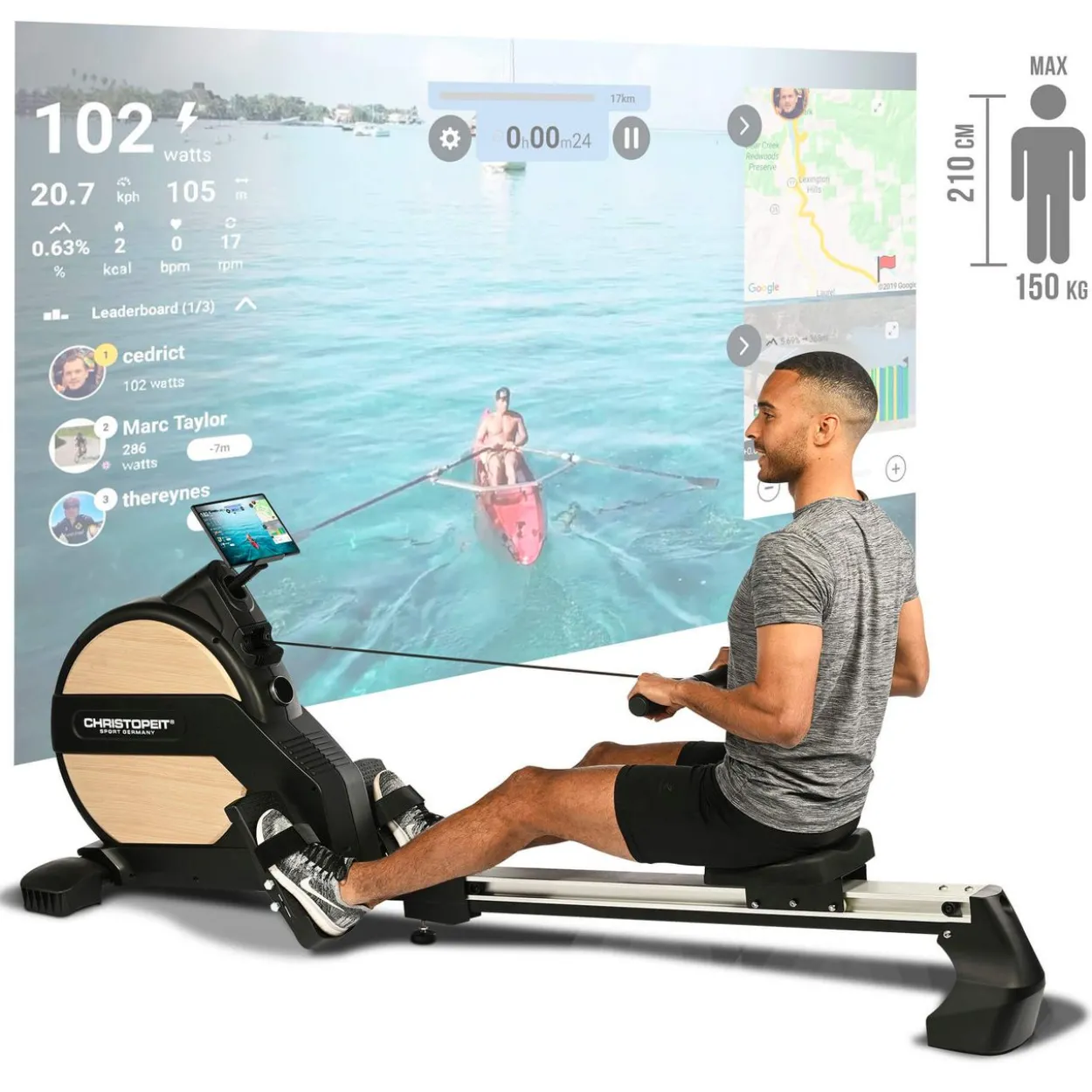 Rudergerät Ergometer Vico