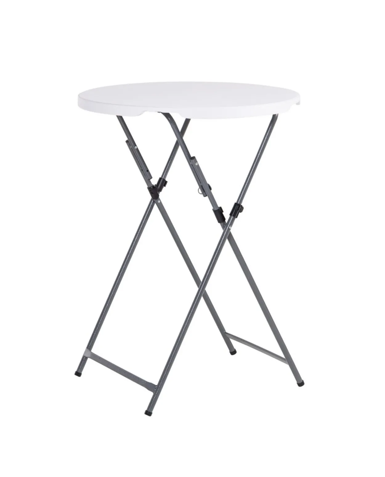 Runder Stehtisch, ca. 79 x 79 x 105 cm - Weiß