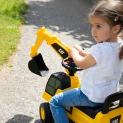 Rutschauto Kinderbagger, Spielzeugbagger zum draufsitzen