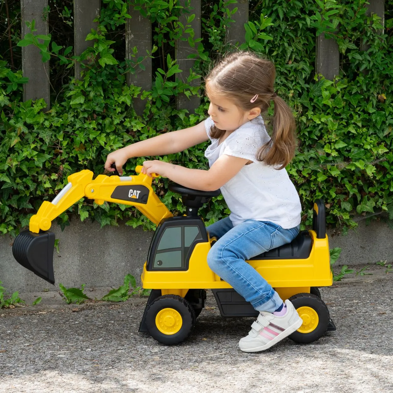 Rutschauto Kinderbagger, Spielzeugbagger zum draufsitzen