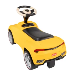 Rutschauto Lamborghini Urus gelb, Rutschfahrzeug ab 1 Jahr, Kinderfahrzeug mit Kipptschutz