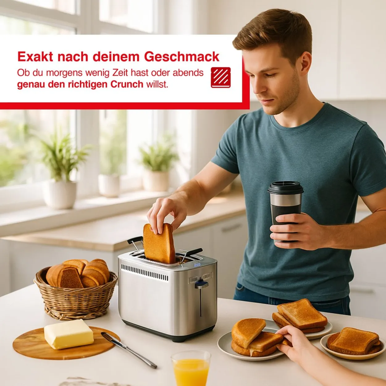 Sandwich Toaster (Typ 8003) Sandwichmaker und Toaster in einem