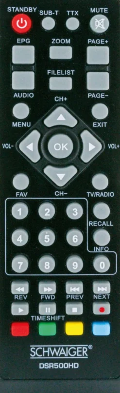 SAT-Receiver DSR500HD digital FULL HD FTA vorprogrammiert