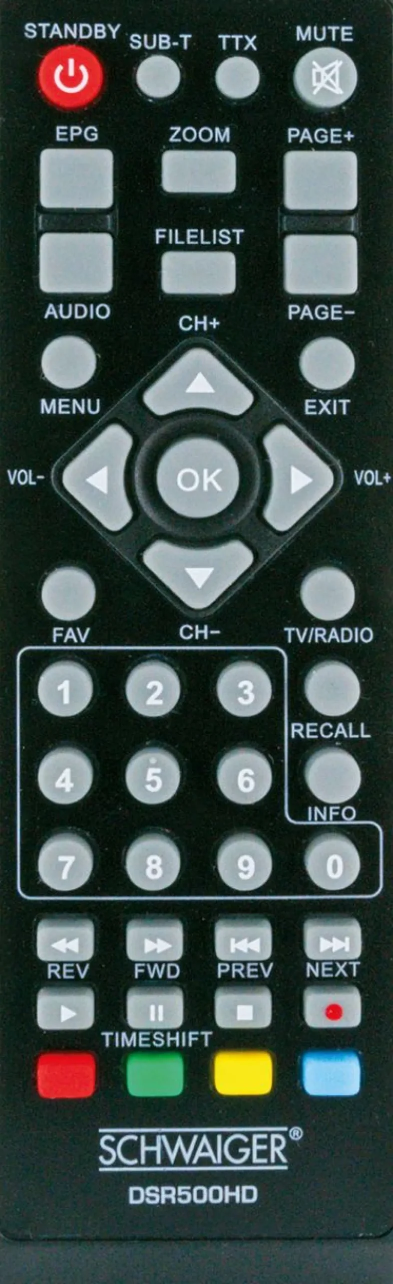 SAT-Receiver DSR500HD digital FULL HD FTA vorprogrammiert