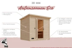 Saunahaus Telo 3 natur