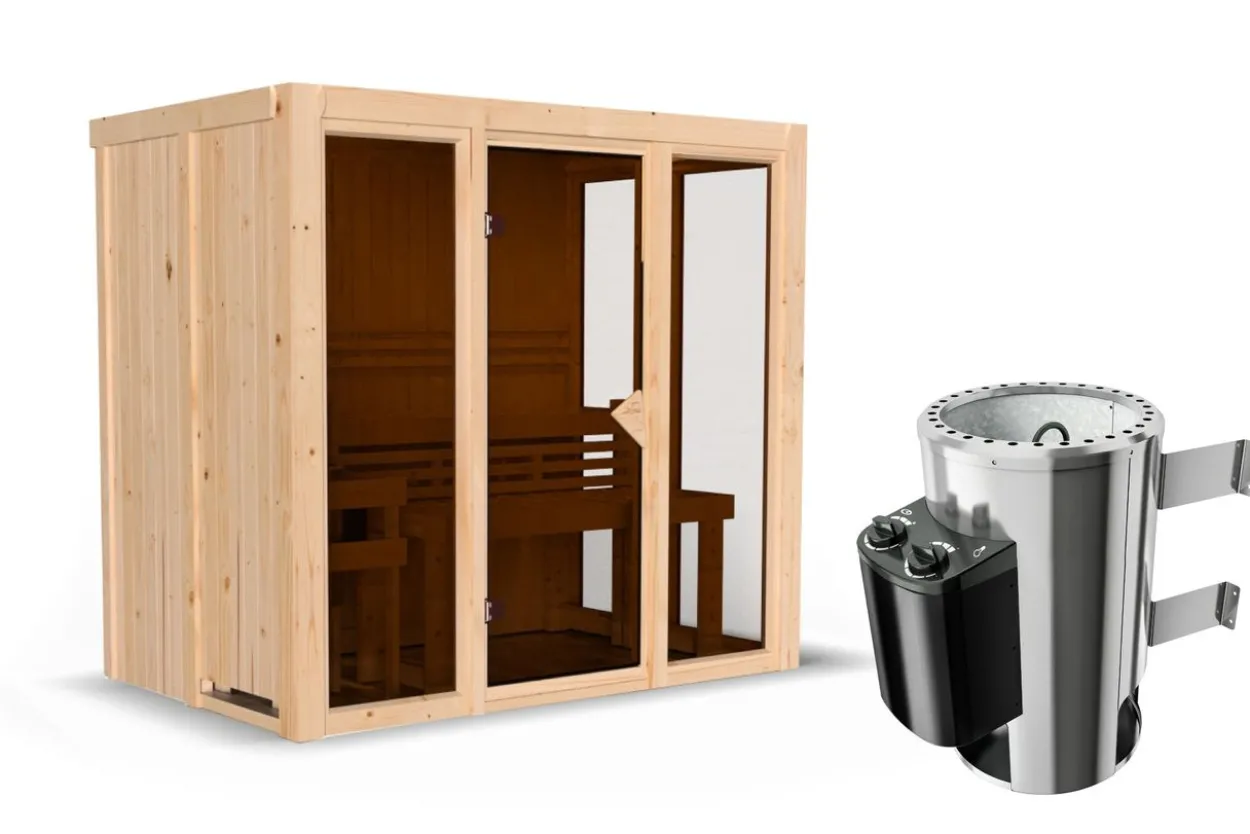 Sauna Malia 3 Ofen 3,6 kW intgr. Strg