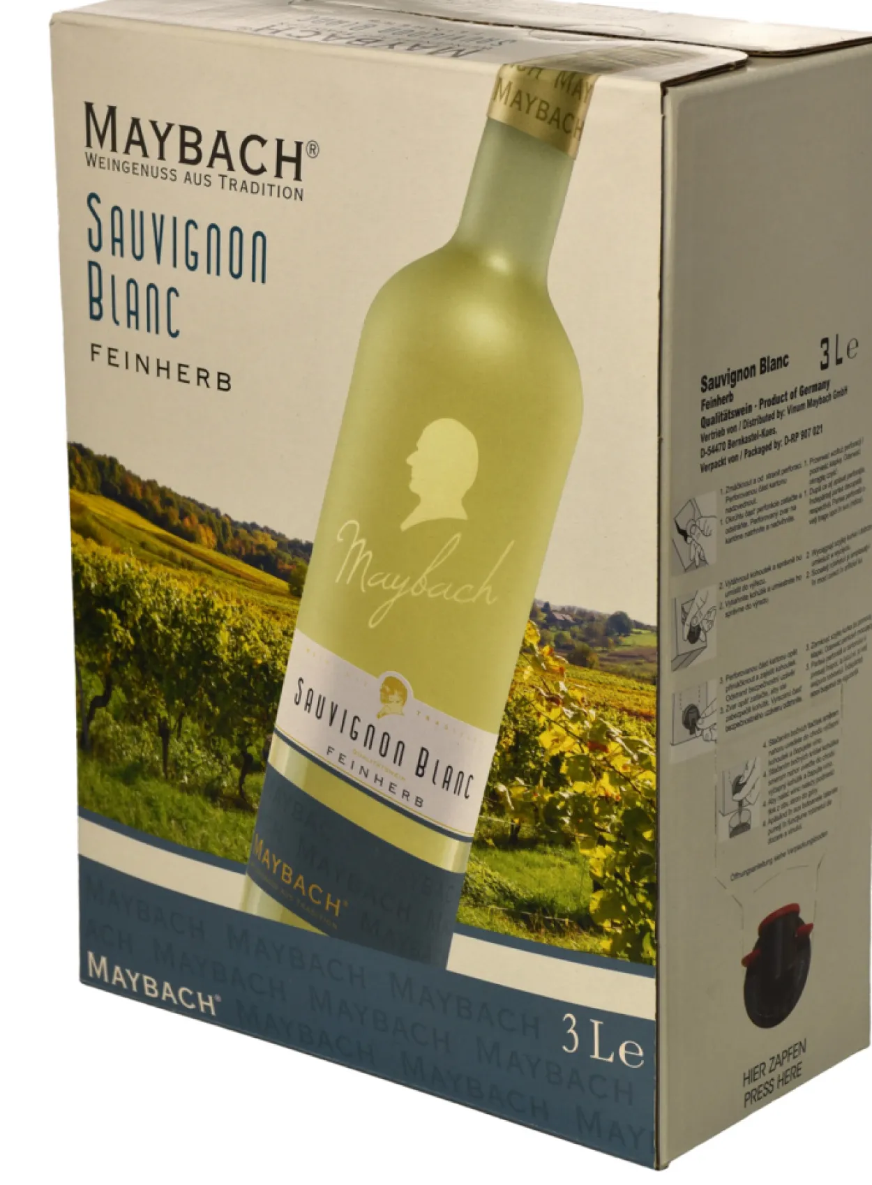 Sauvignon Blanc feinherb 3,0l Bag in Box