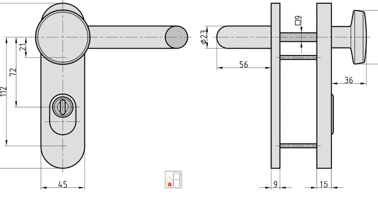 SB/FS 2200K ZA FS-Schutzbeschlag ES1