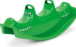 Schaukelpferd - Wippe - Kinderwippe für Kinder 1–5 Jahre - Grünes Krokodil