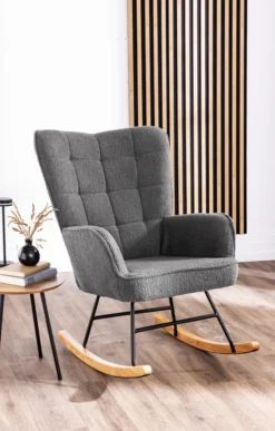 Schaukelstuhl aus Polyester, ca. 71 x 92 x 101 cm