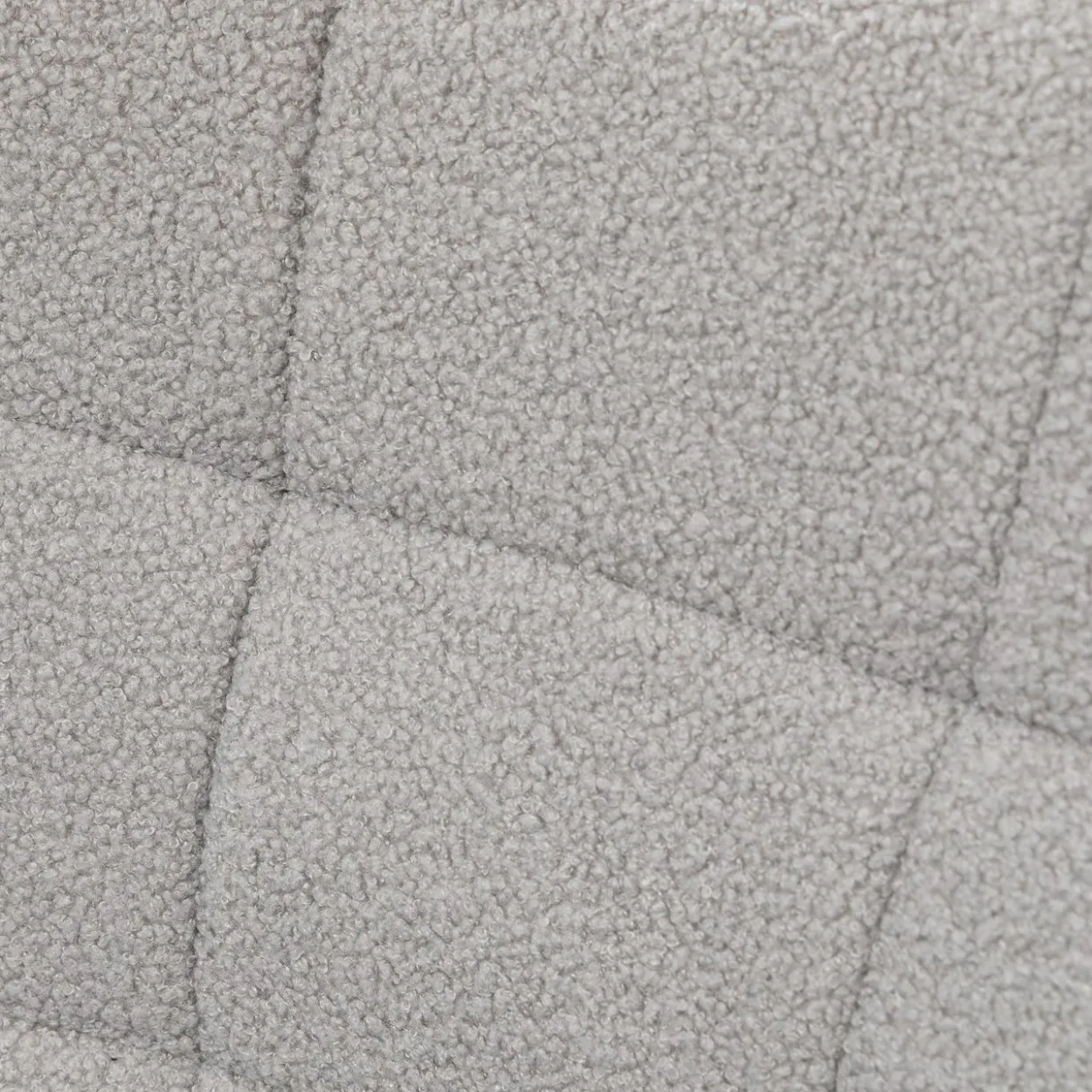 Schaukelstuhl Schwingsessel Akzentstuhl bis 120 kg, Polyester, Hellgrau