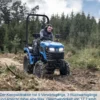 Scheppach MT25 Kompakttraktor 25 PS Allrad Diesel mit KAT 1 Dreipunktaufnahme und Straßenzulassung