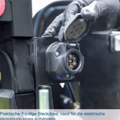 Scheppach MT25 Kompakttraktor 25 PS Allrad Diesel mit KAT 1 Dreipunktaufnahme und Straßenzulassung