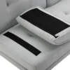 Schlafsofa Sofabett Schlafcouch 3 Sitzer Leinen