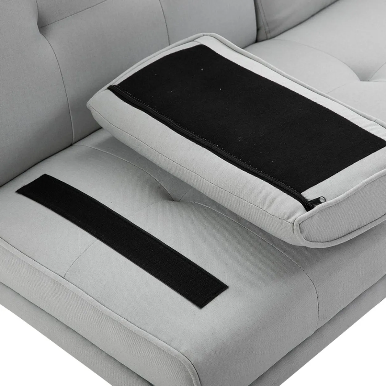 Schlafsofa Sofabett Schlafcouch 3 Sitzer Leinen
