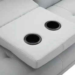 Schlafsofa Sofabett Schlafcouch 3 Sitzer Leinen