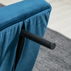 Schlafsofa, Zweisitzer mit Bettfunktion, Schlafcouch mit Samtoptik, Rückenkissen