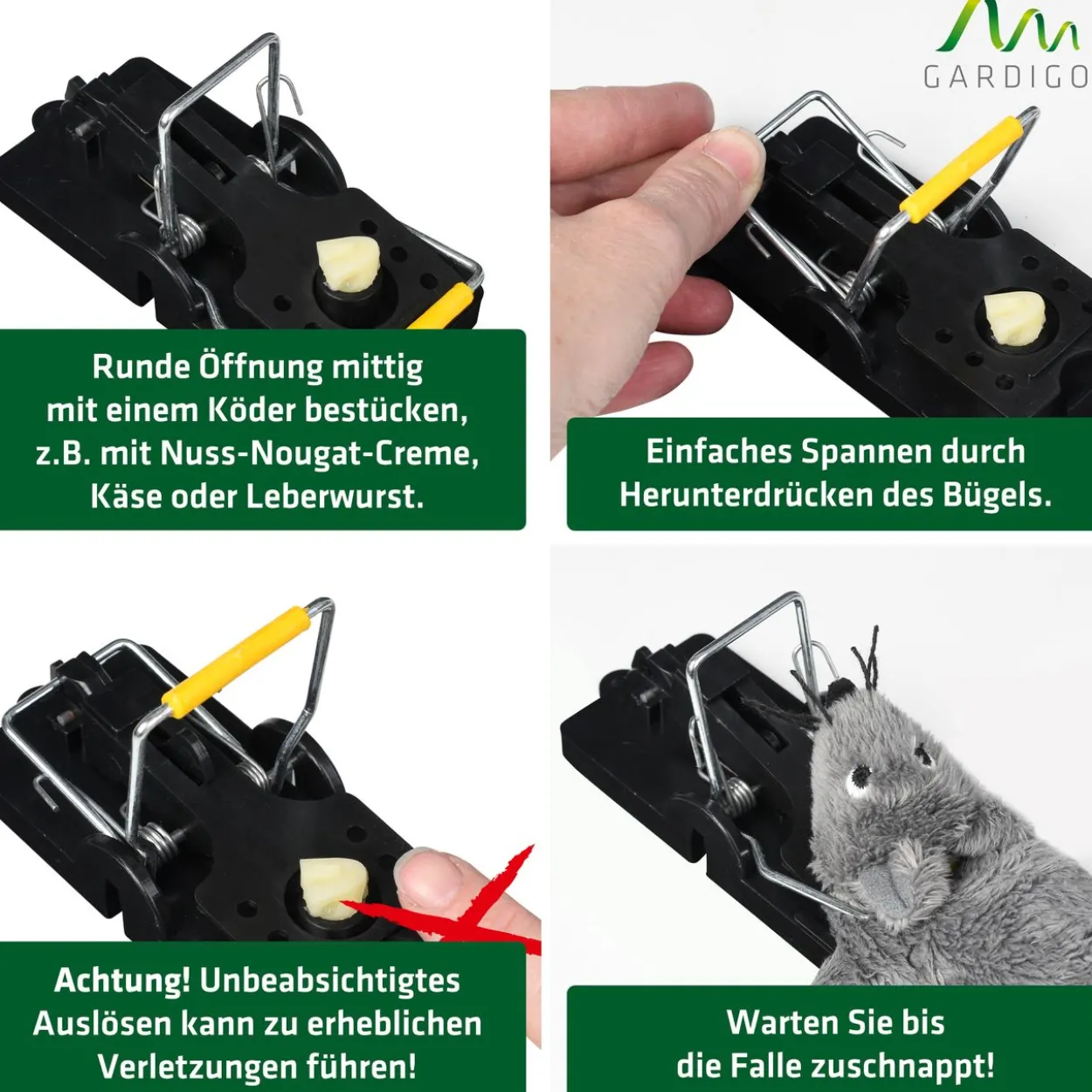 Schlagmausefalle 2er-Set