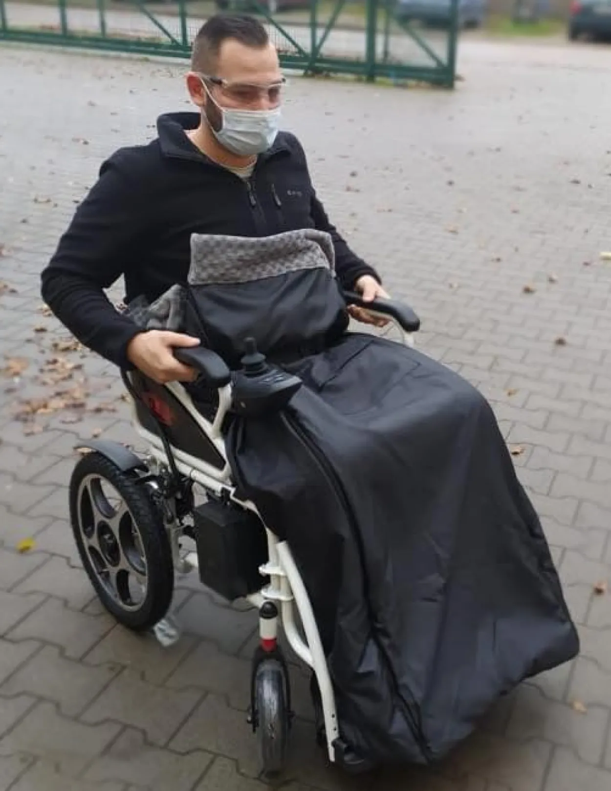 Schlupfsack für Rollstuhl