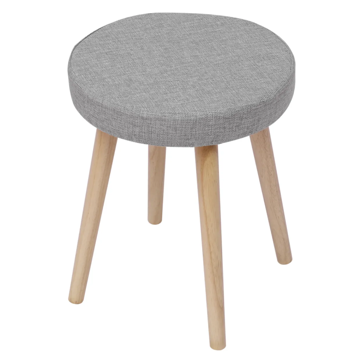 Schminktisch mit Spiegel, 2 Schubladen und Hocker - weiß