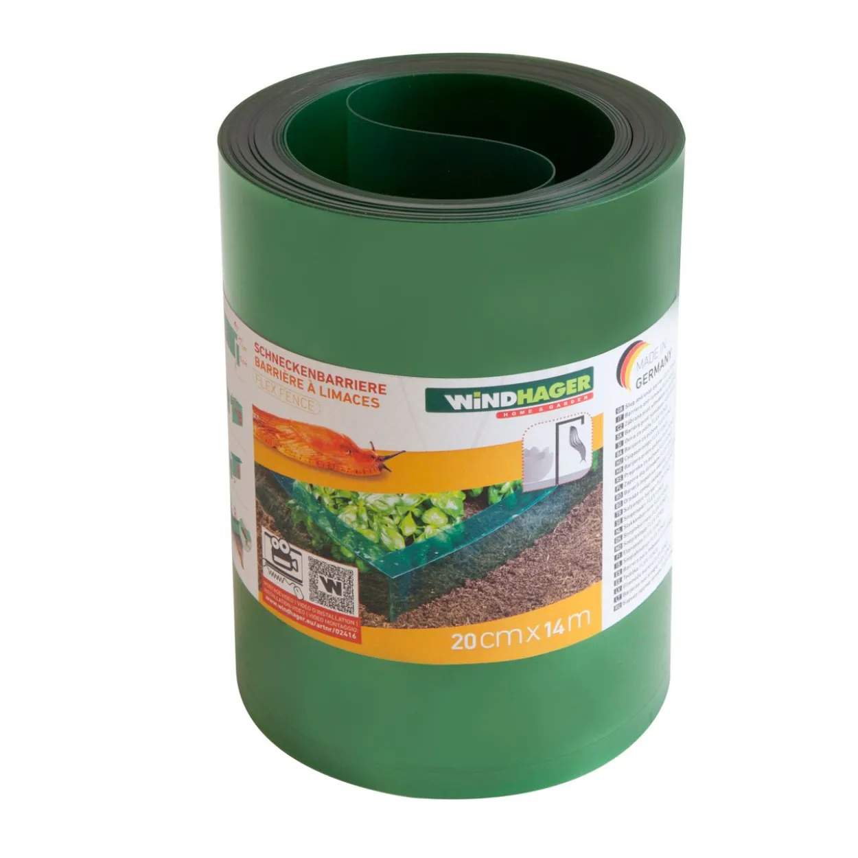 Schneckenbarriere PET 20cm x 14m