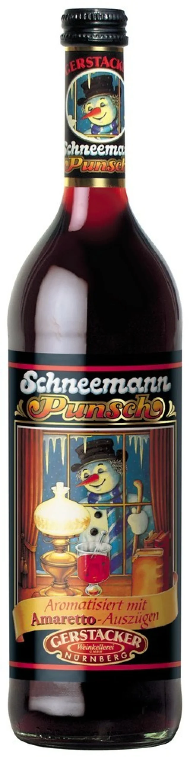 Schneemann Punsch mit Rum und Amaretto 0,745l