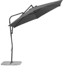 Schneider Ampelschirm GENUA, ca. 300 cm Ø, anthrazit