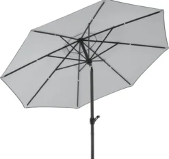 Schneider Sonnenschirm Adria, ca. 300 cm Ø, silbergrau