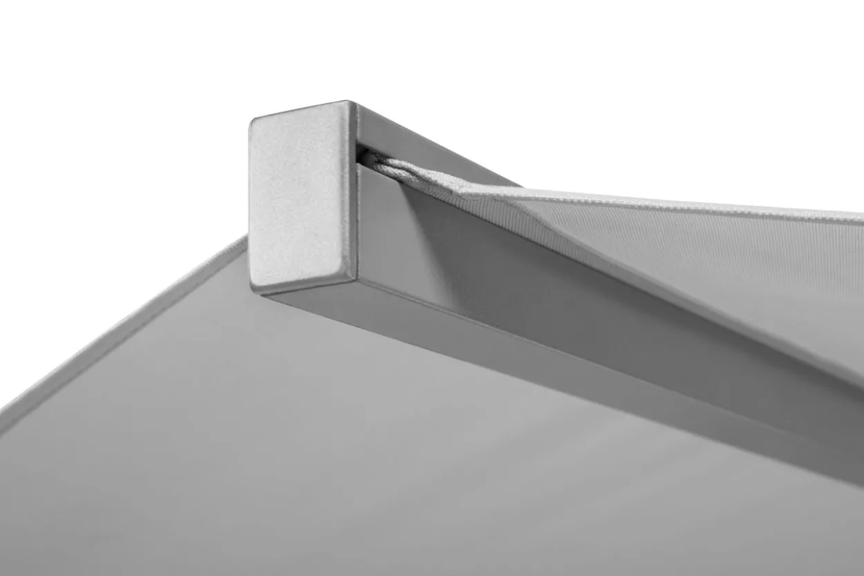 Schneider Sonnenschirm ROOFTOP, ca. 350 cm Ø, silbergrau