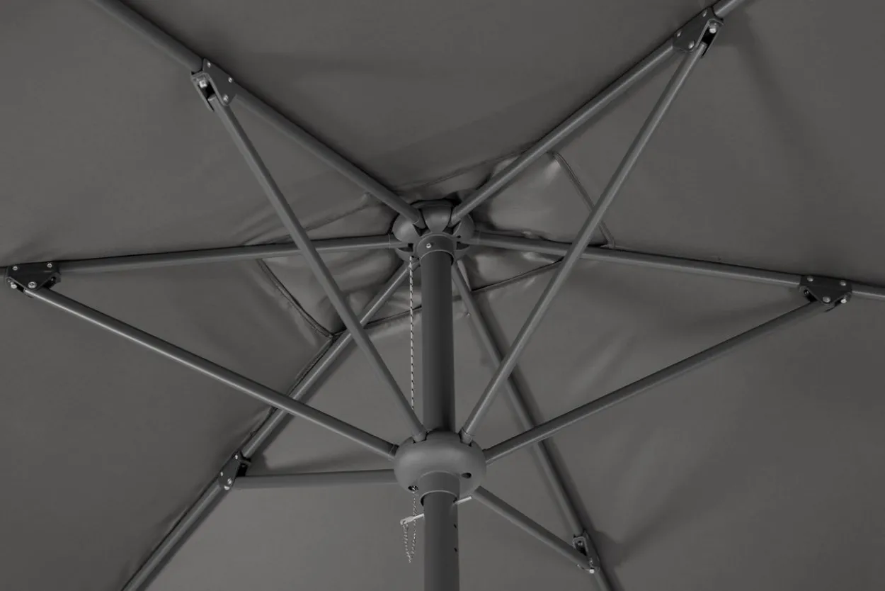 Schneider Sonnenschirm TUNIS, ca. 270 x 150 cm, anthrazit