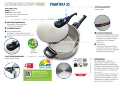 Schnellkochtopf 2,7L/18cm "Praktika Plus XS"