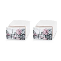 Schreibtisch Ablageboxen 2er-Set Q-Box mini