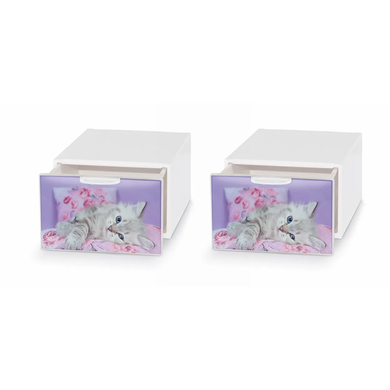 Schreibtisch Ablageboxen 2er-Set Q-Box mini