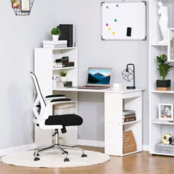 Schreibtisch Esstisch mit Regal Computertisch Arbeitstisch Laptoptisch