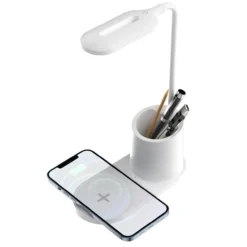 Schreibtischlampe mit Induktivlader