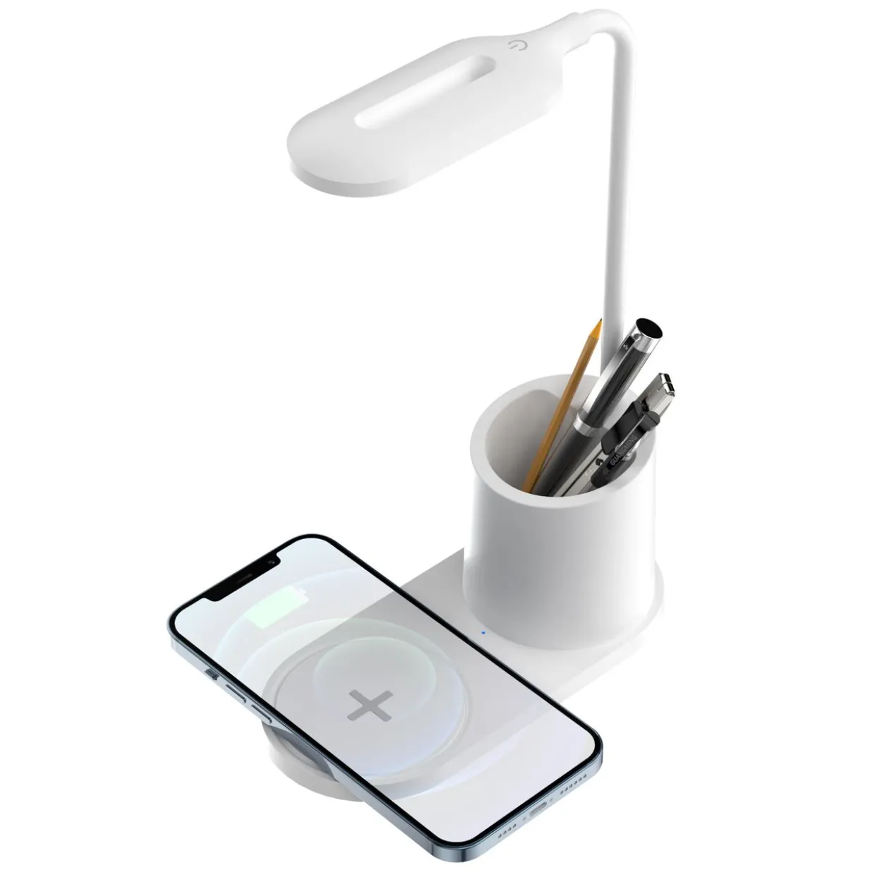 Schreibtischlampe mit Induktivlader
