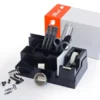 Schreibtisch Organizer, schwarz, 14-teilig