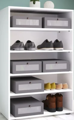 Schuhregal "Lona XL" 5-Fach Weiß