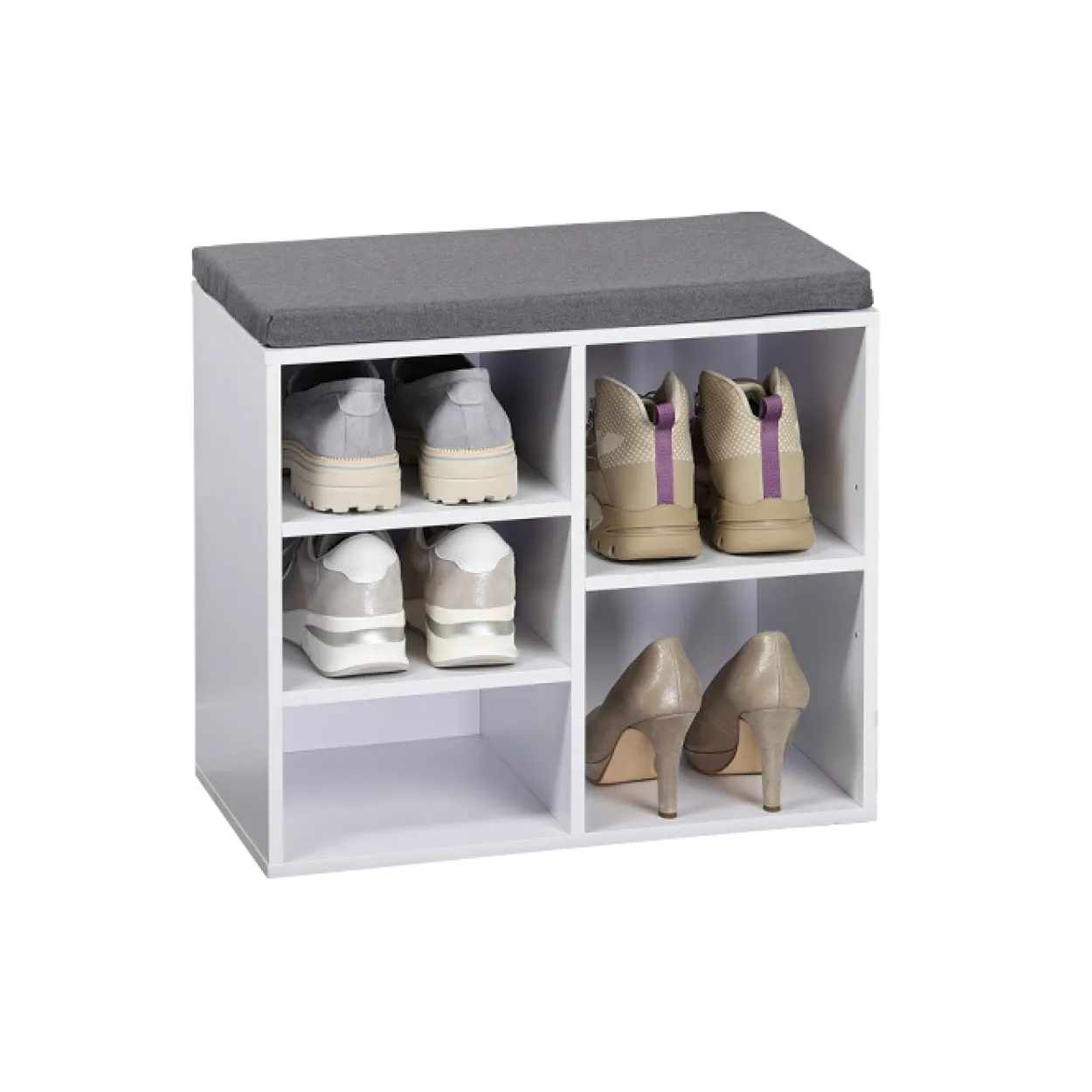 Schuhschrank mit Sitzkissen