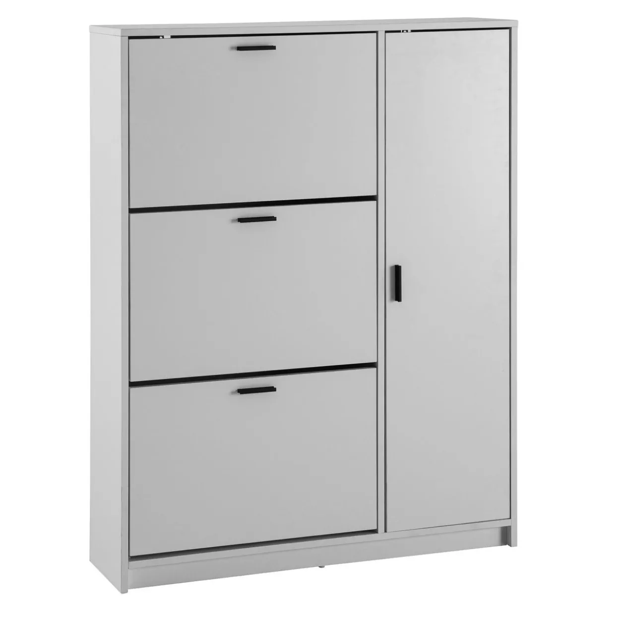 Schuhschrank 90x120x24 cm MDF Weiß