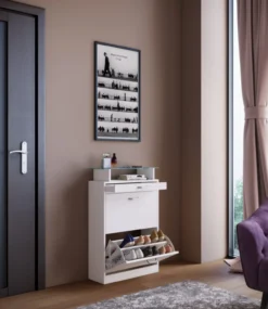 Schuhschrank "Zindos Pro" Weiß