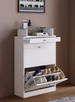 Schuhschrank "Zindos Pro" Weiß