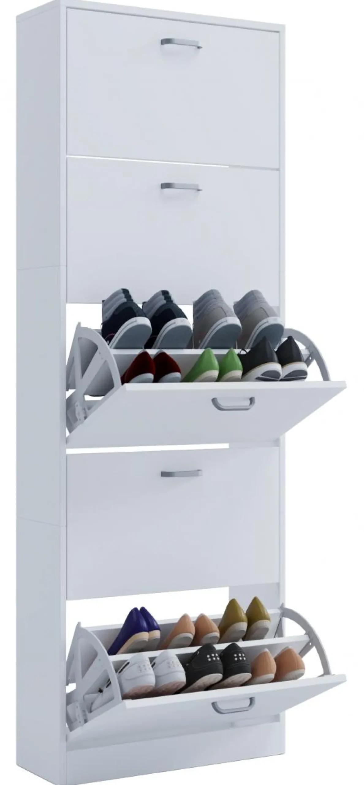 Schuhschrank „Zindos XL" weiß