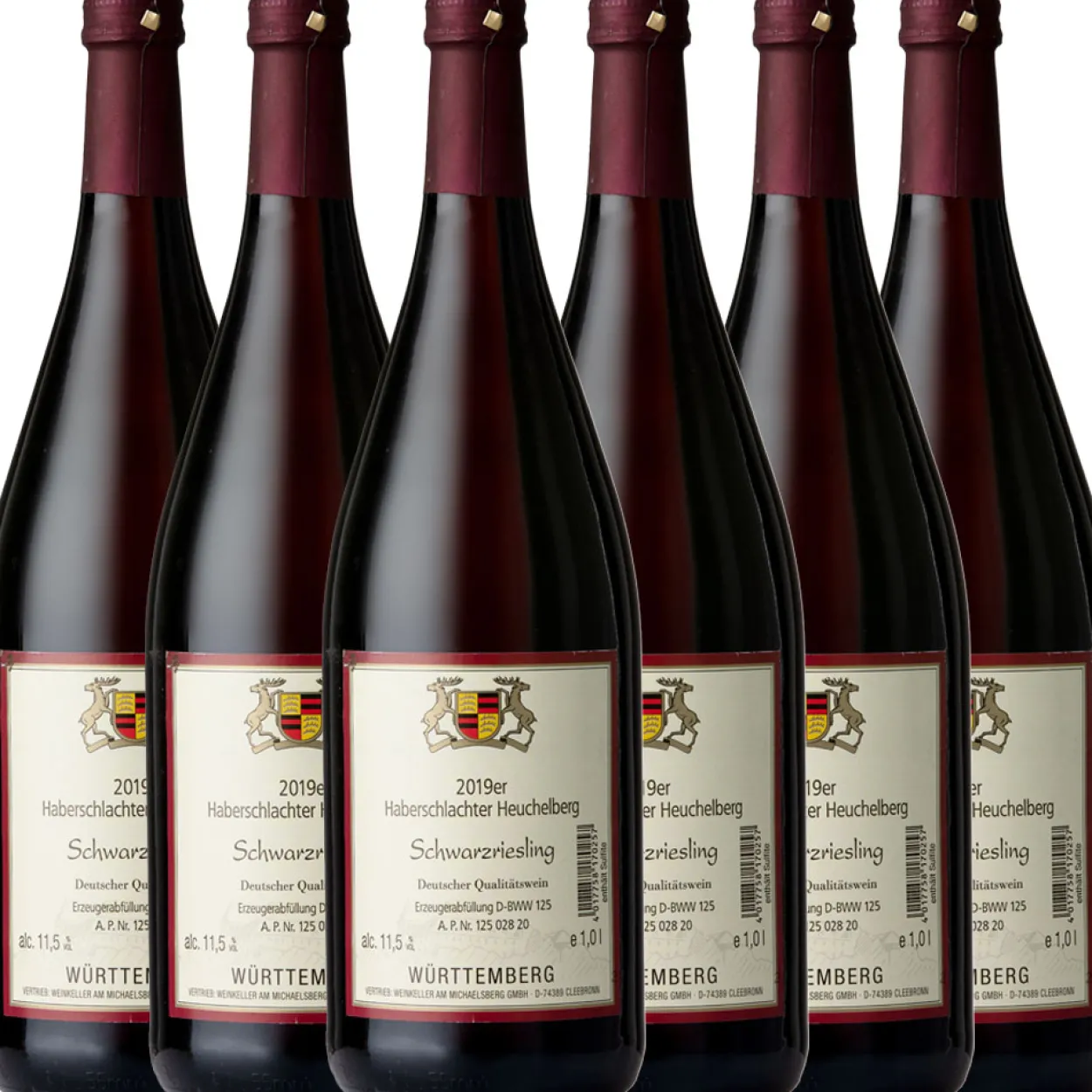 Schwarzriesling QbA - 6er Karton
