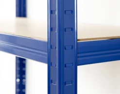 Schwerlastregal, 5 Ablagen je 175kg belastbar,, 180 x 90 x 40 cm, blau