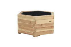 Sechseckiges Hochbeet ca. 58 x 50 x 28 cm