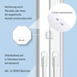 Security Glasbruch- und Öffnungs-Alarm