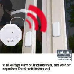Security Glasbruch- und Öffnungs-Alarm