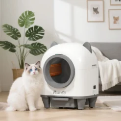 Selbstreinigende Katzentoilette mit App-Steuerung 80L Geruchsbeseitigung